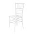 White ToughResin Chiavari Chair (Per Chair Price Shown - Sold only in Quantities of 2) Some Assembly Required