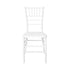White ToughResin Chiavari Chair (Per Chair Price Shown - Sold only in Quantities of 2) Some Assembly Required