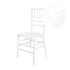 White ToughResin Chiavari Chair (Per Chair Price Shown - Sold only in Quantities of 2) Some Assembly Required