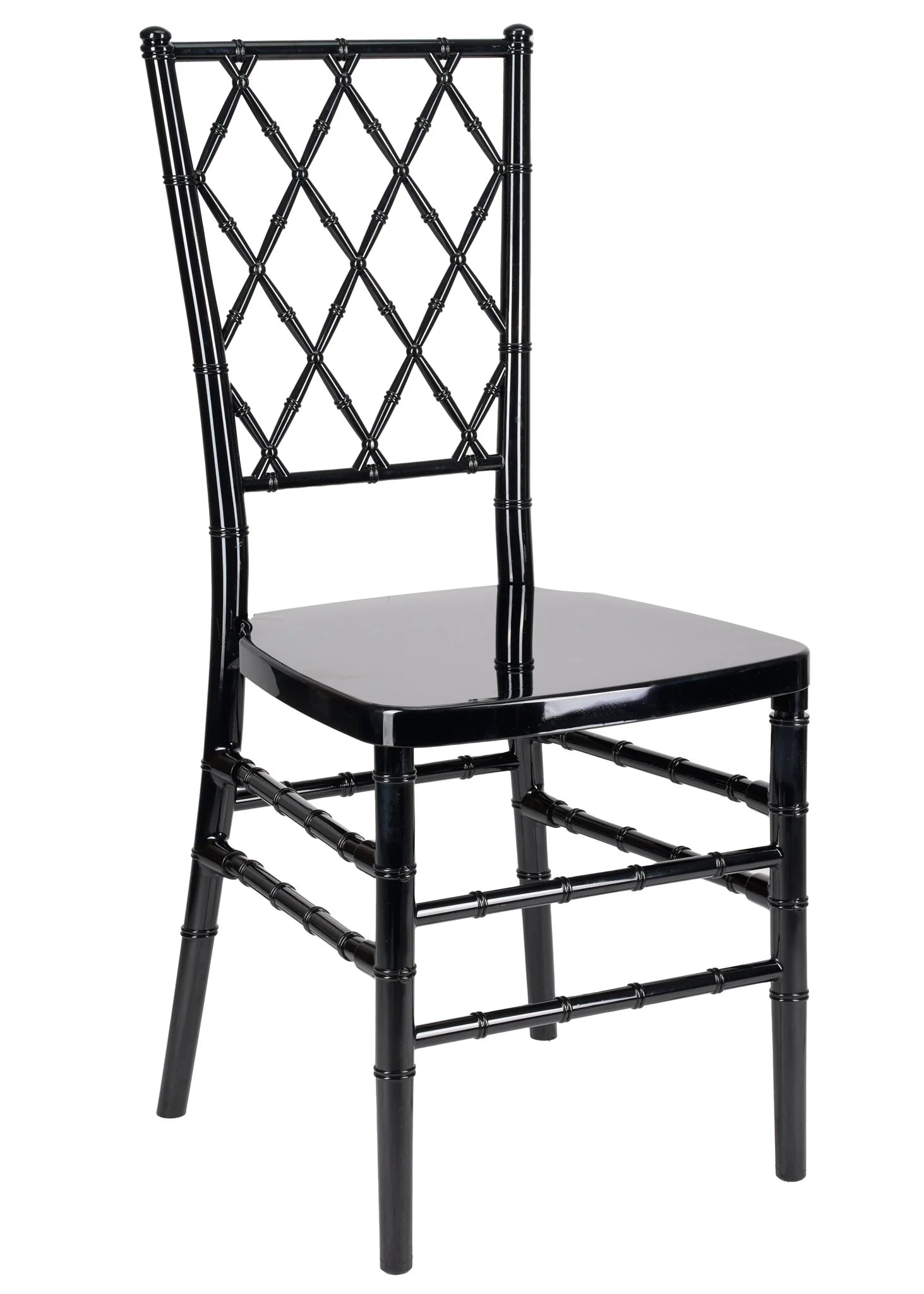 Black Diamond Resin Chair (Per Chair Price Shown - Sold only in Quantities of 2) Some Assembly Required