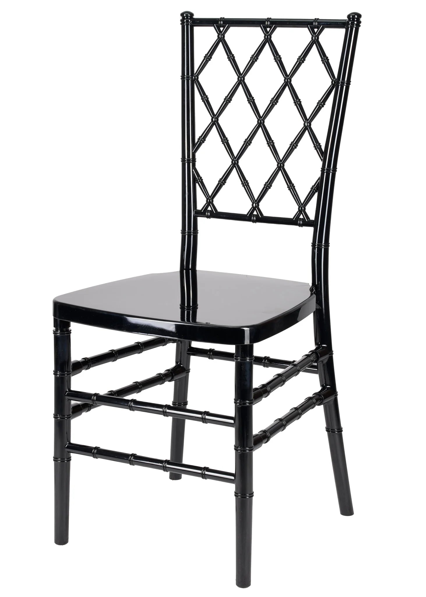Black Diamond Resin Chair (Per Chair Price Shown - Sold only in Quantities of 2) Some Assembly Required