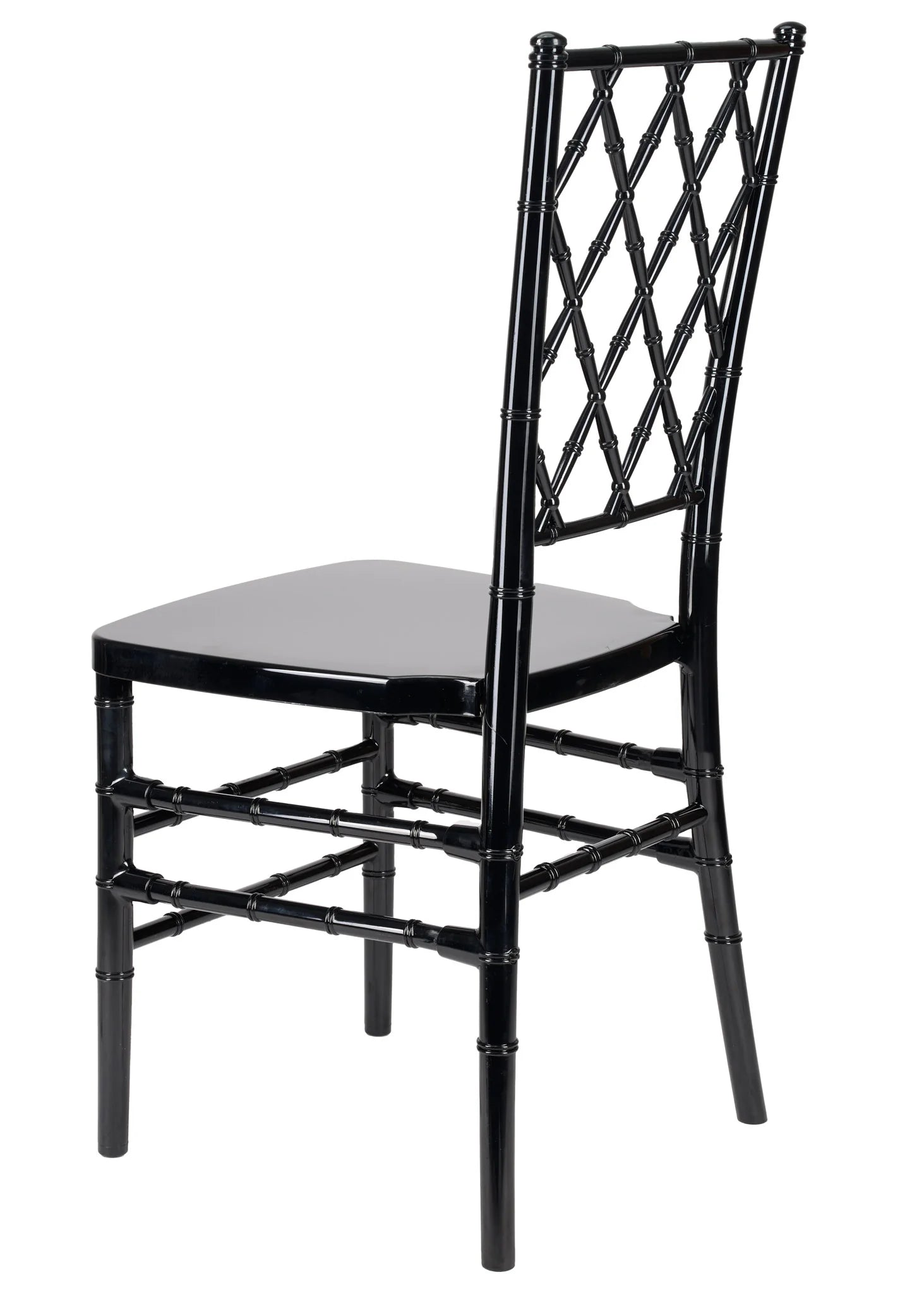 Black Diamond Resin Chair (Per Chair Price Shown - Sold only in Quantities of 2) Some Assembly Required