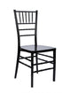 Black ToughResin Chiavari Chair (Per Chair Price Shown – Sold only in Quantities of 4) Some Assembly Required