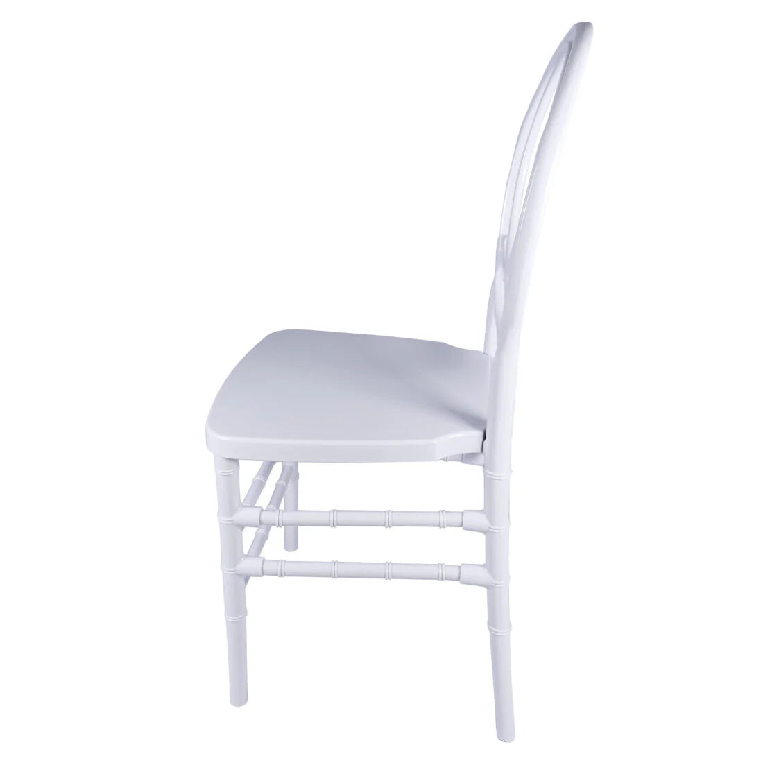 White ToughResin Infinity Chair (Per Chair Price Shown - Sold only in Quantities of 2) Some Assembly Required