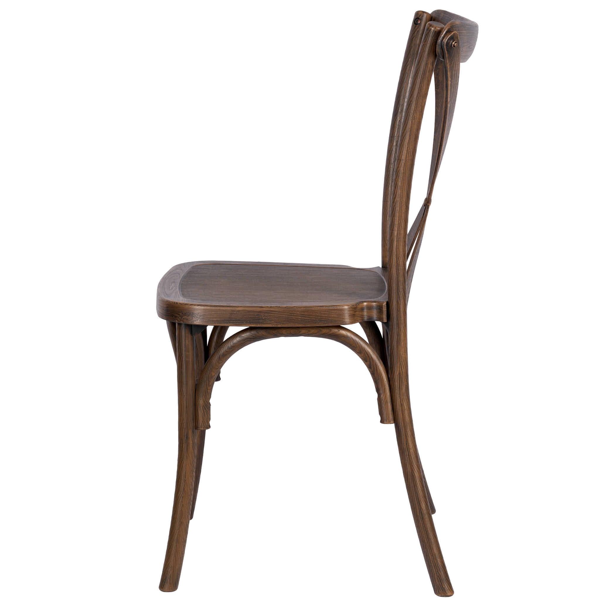 Fruitwood ToughResin™ WoodGrain Cross Back Chair