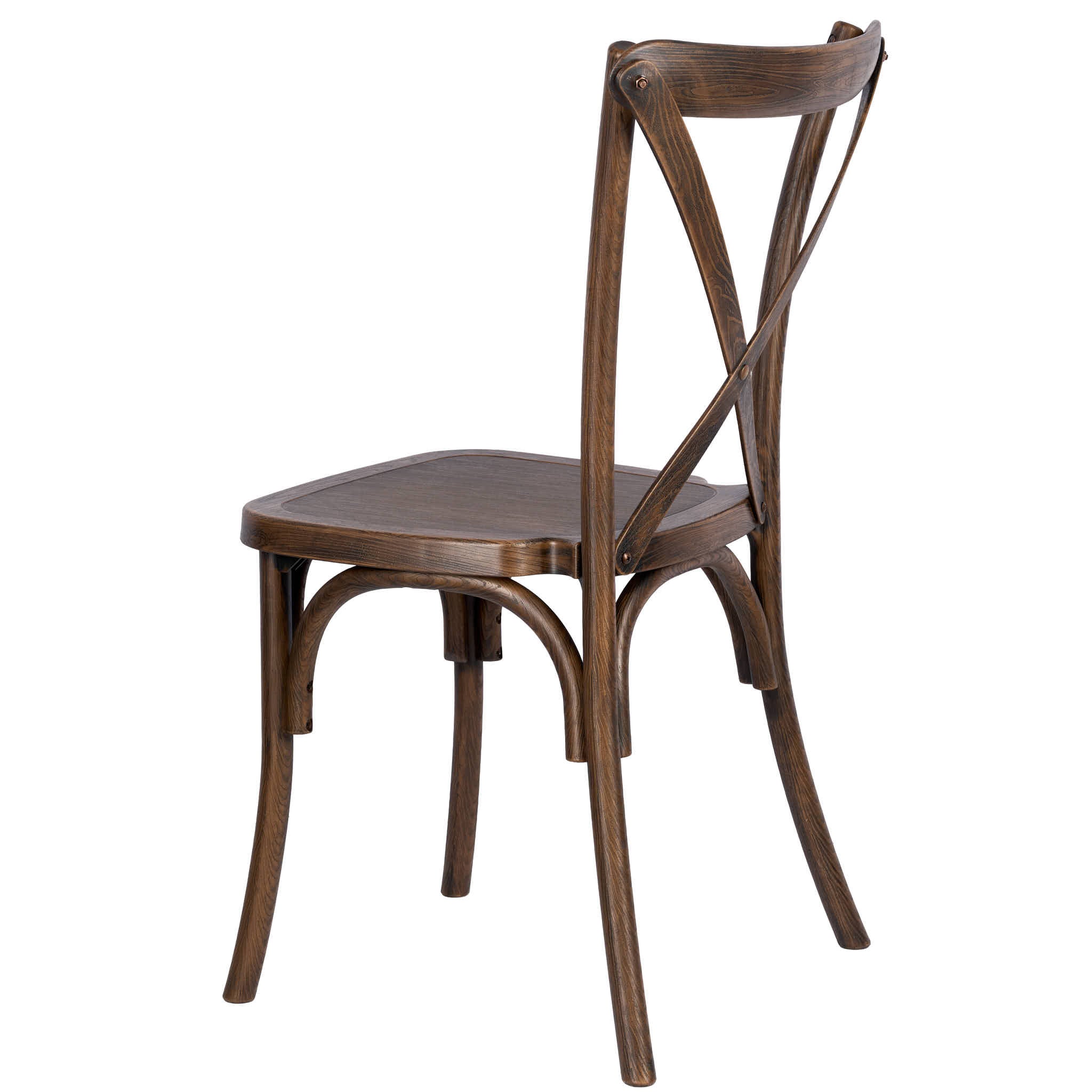 Fruitwood ToughResin™ WoodGrain Cross Back Chair