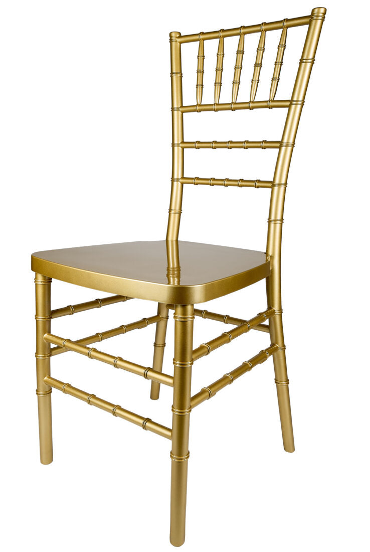 Gold Resin Steel Skeleton Chiavari Chair by Chivari Right Left0 CCRG-STEEL-AX-T