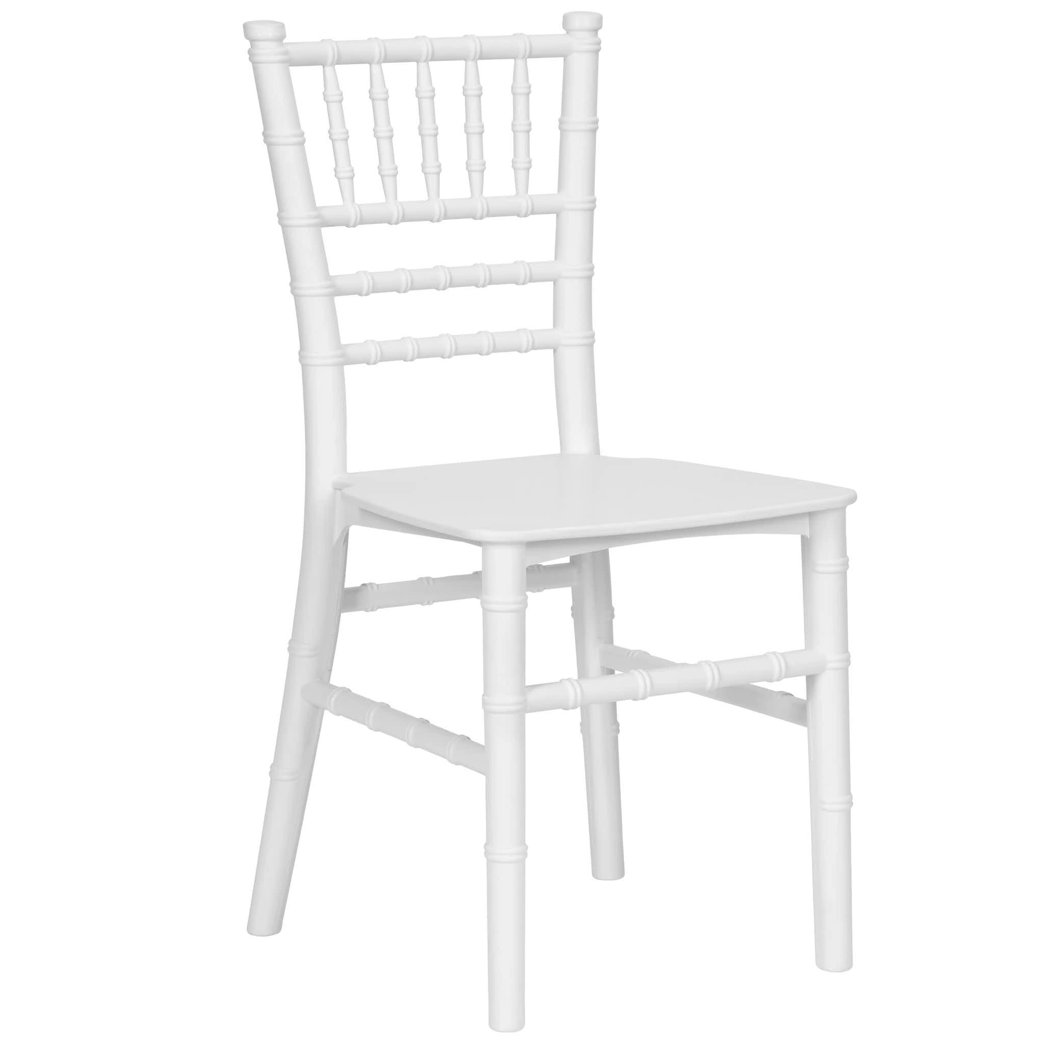 Kids White ToughResin™ Chiavari Chair (Per Chair Price Shown - Sold only in Quantities of 4)