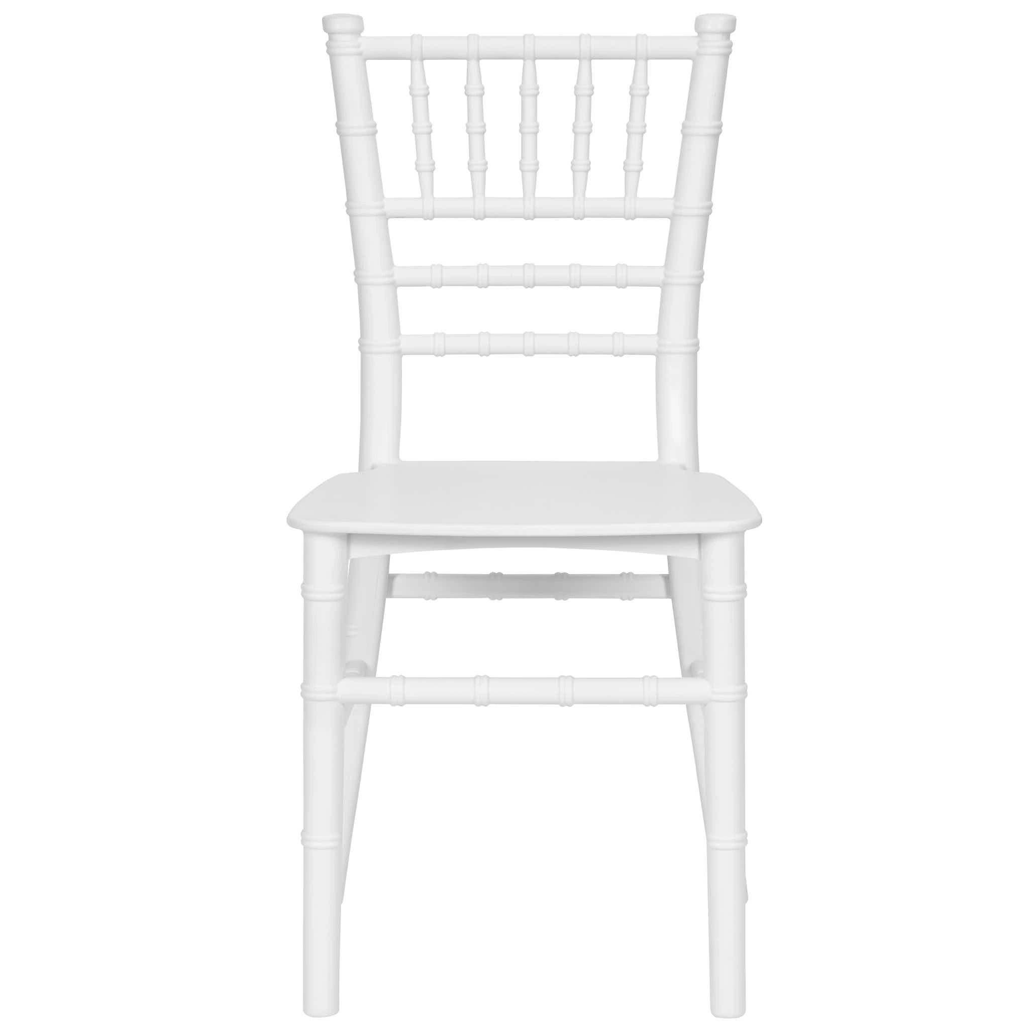 Kids White ToughResin™ Chiavari Chair (Per Chair Price Shown - Sold only in Quantities of 4)