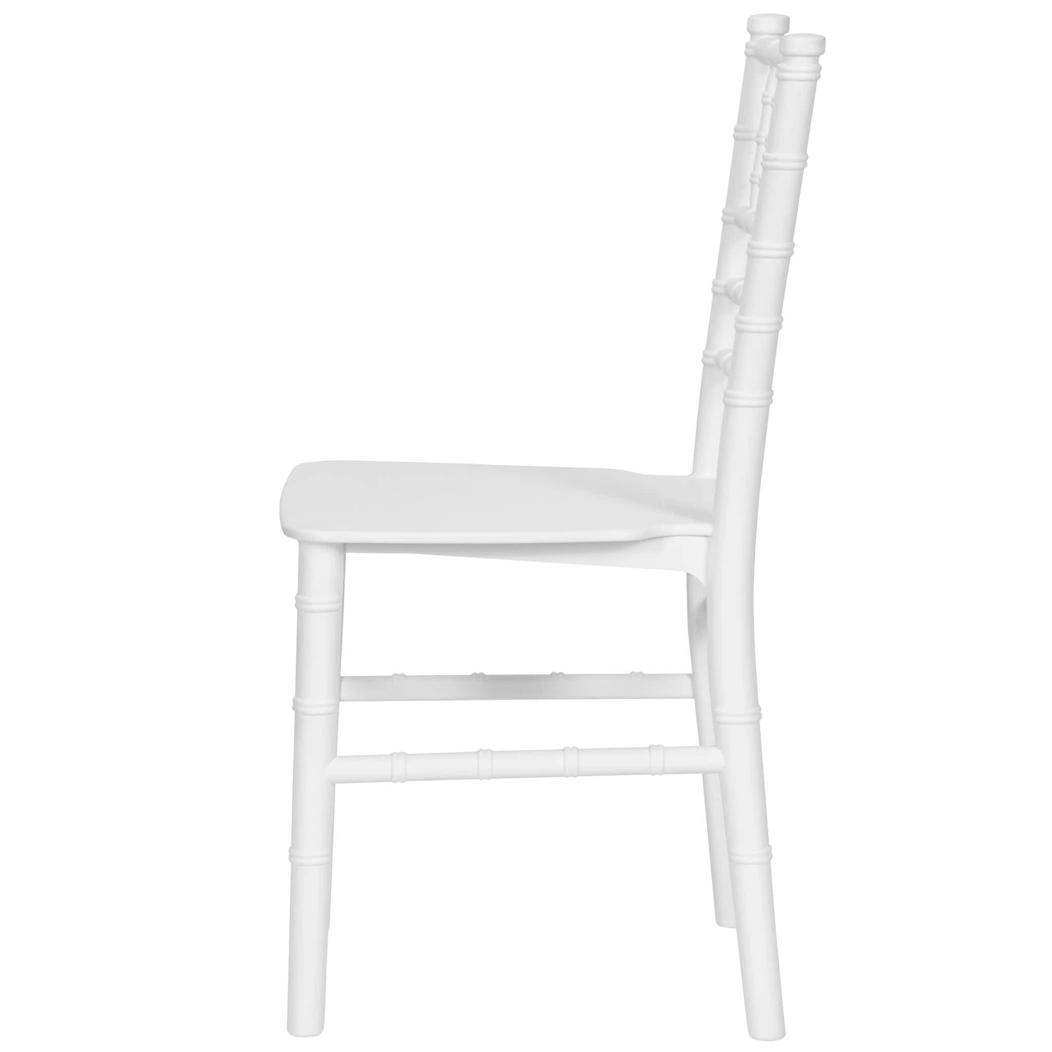 Kids White ToughResin™ Chiavari Chair (Per Chair Price Shown - Sold only in Quantities of 4)