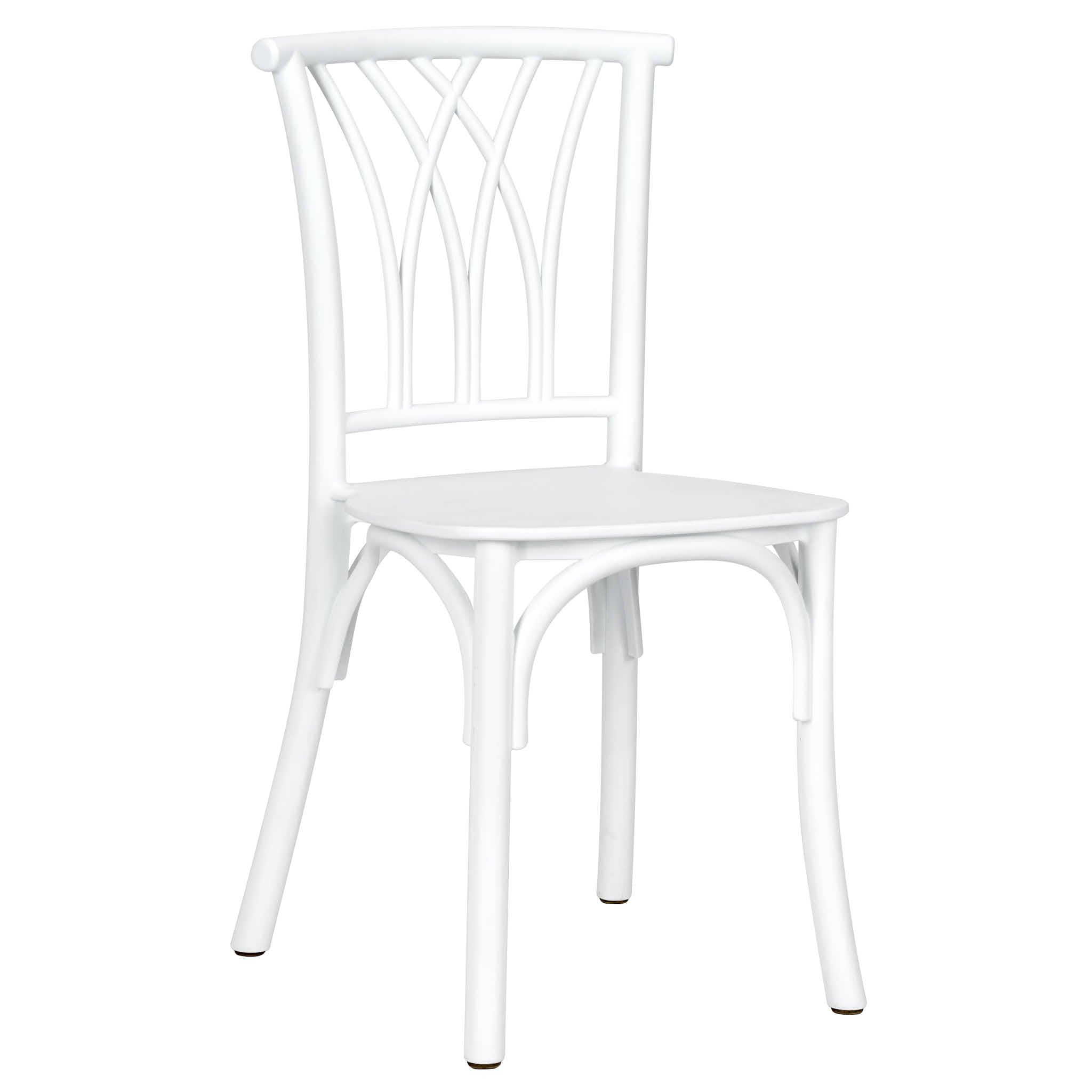 Kids White ToughResin™ Willow Chair