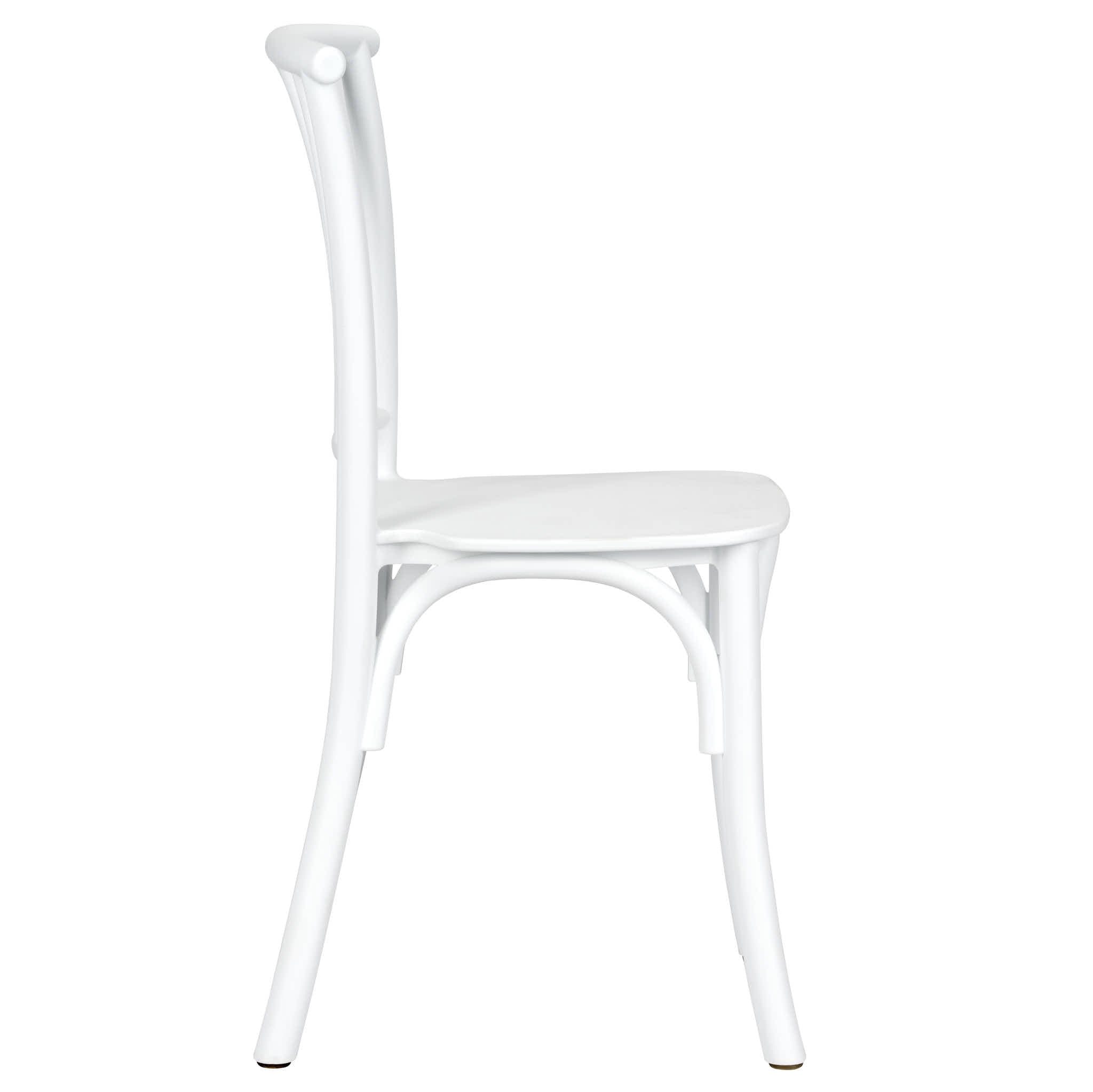 Kids White ToughResin™ Willow Chair
