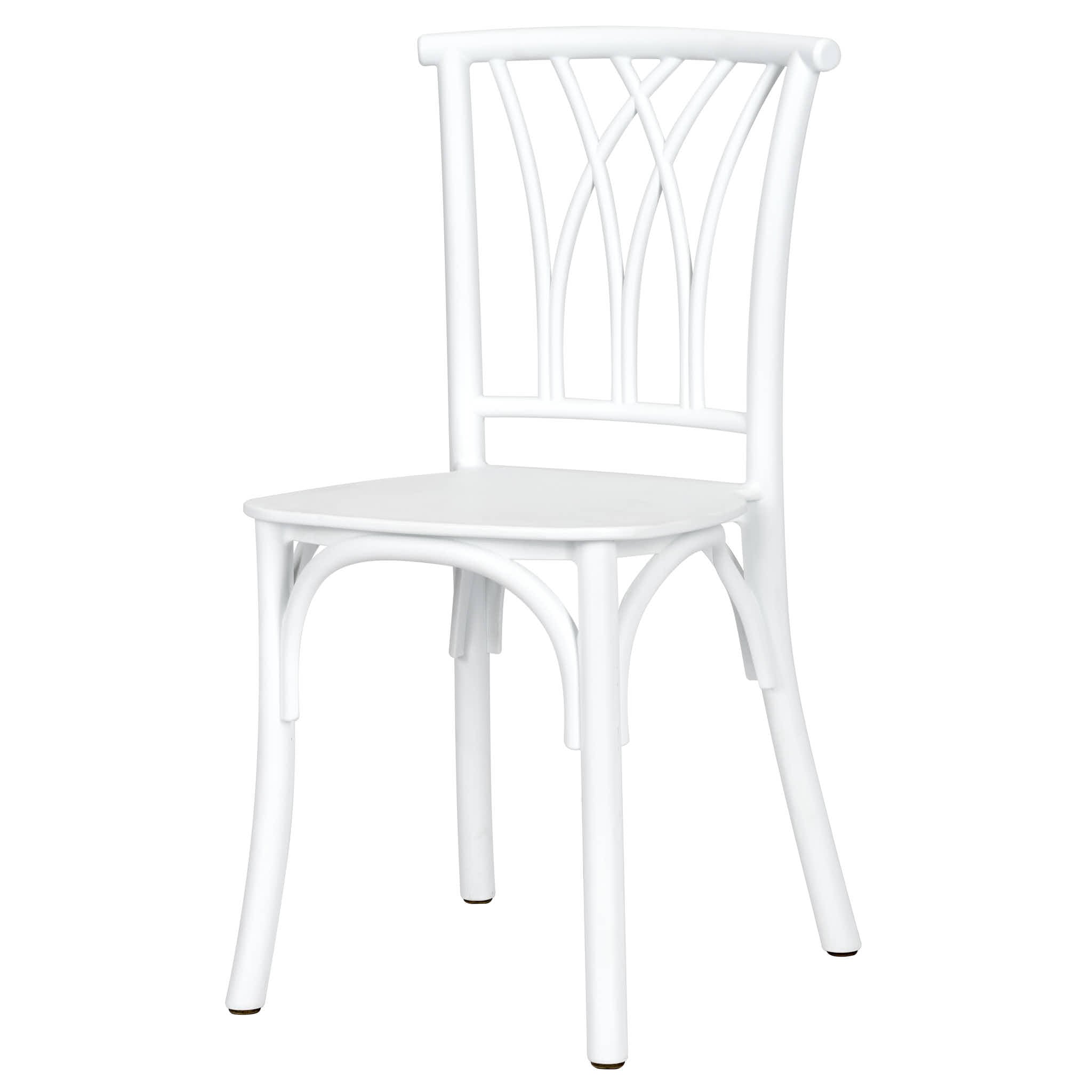 Kids White ToughResin™ Willow Chair