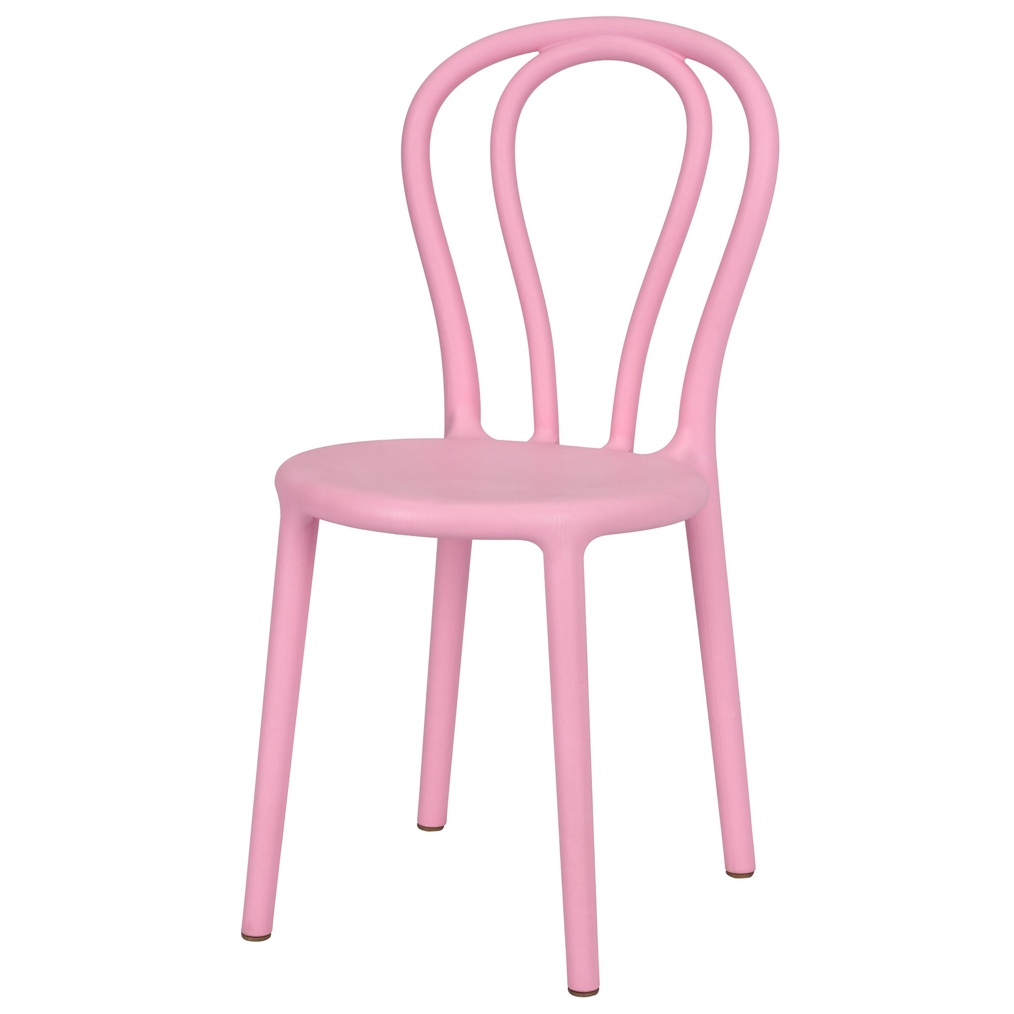 Kids Party Pink Resin Bentwood Festive Chair