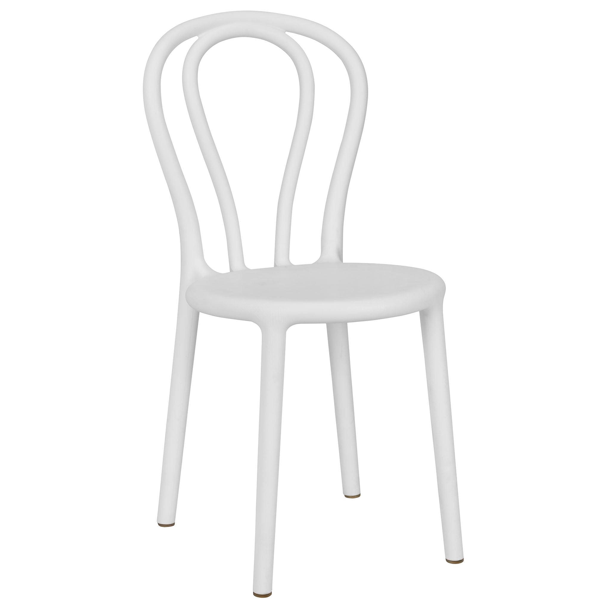 Kids Cool White Resin Bentwood Festive Chair