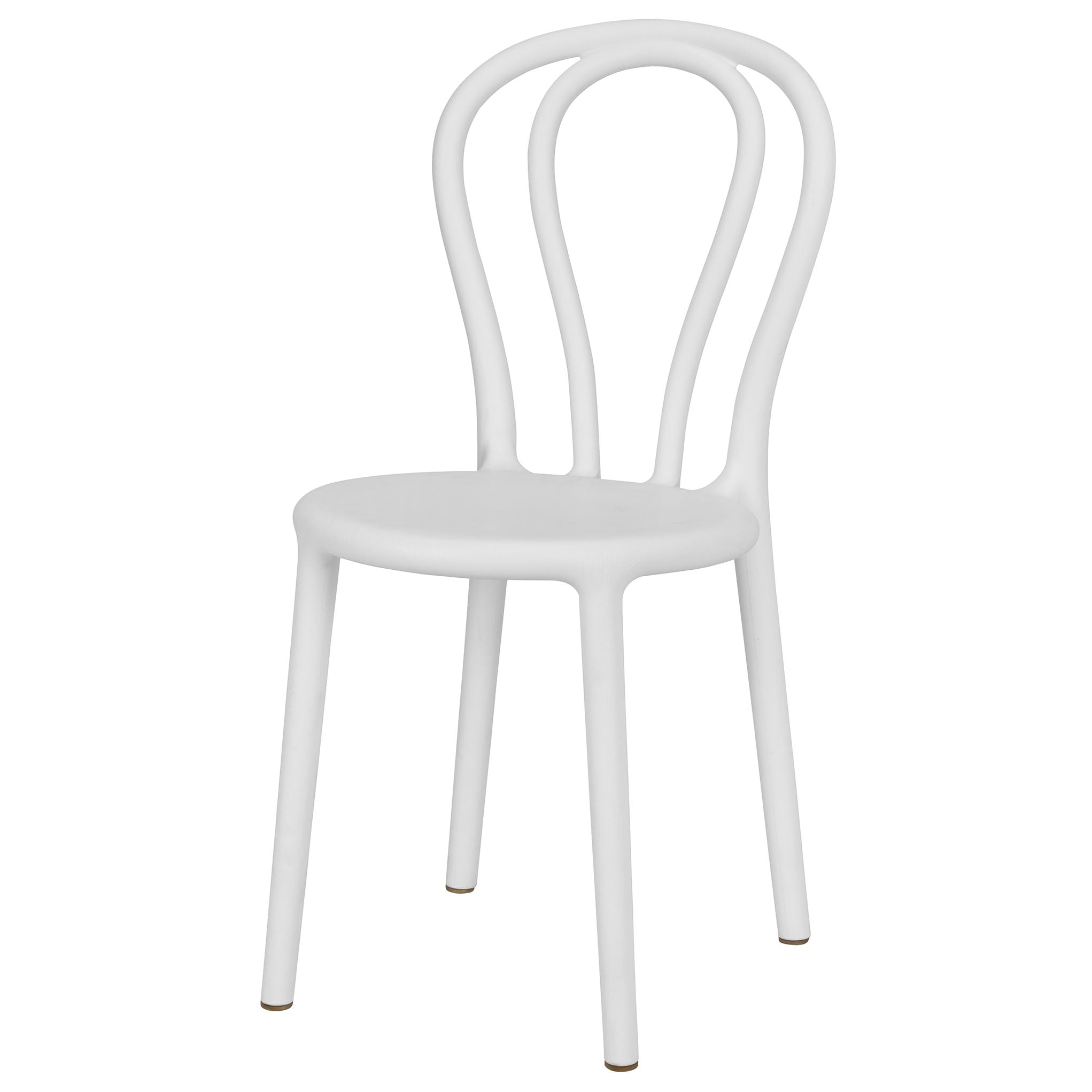 Kids Cool White Resin Bentwood Festive Chair