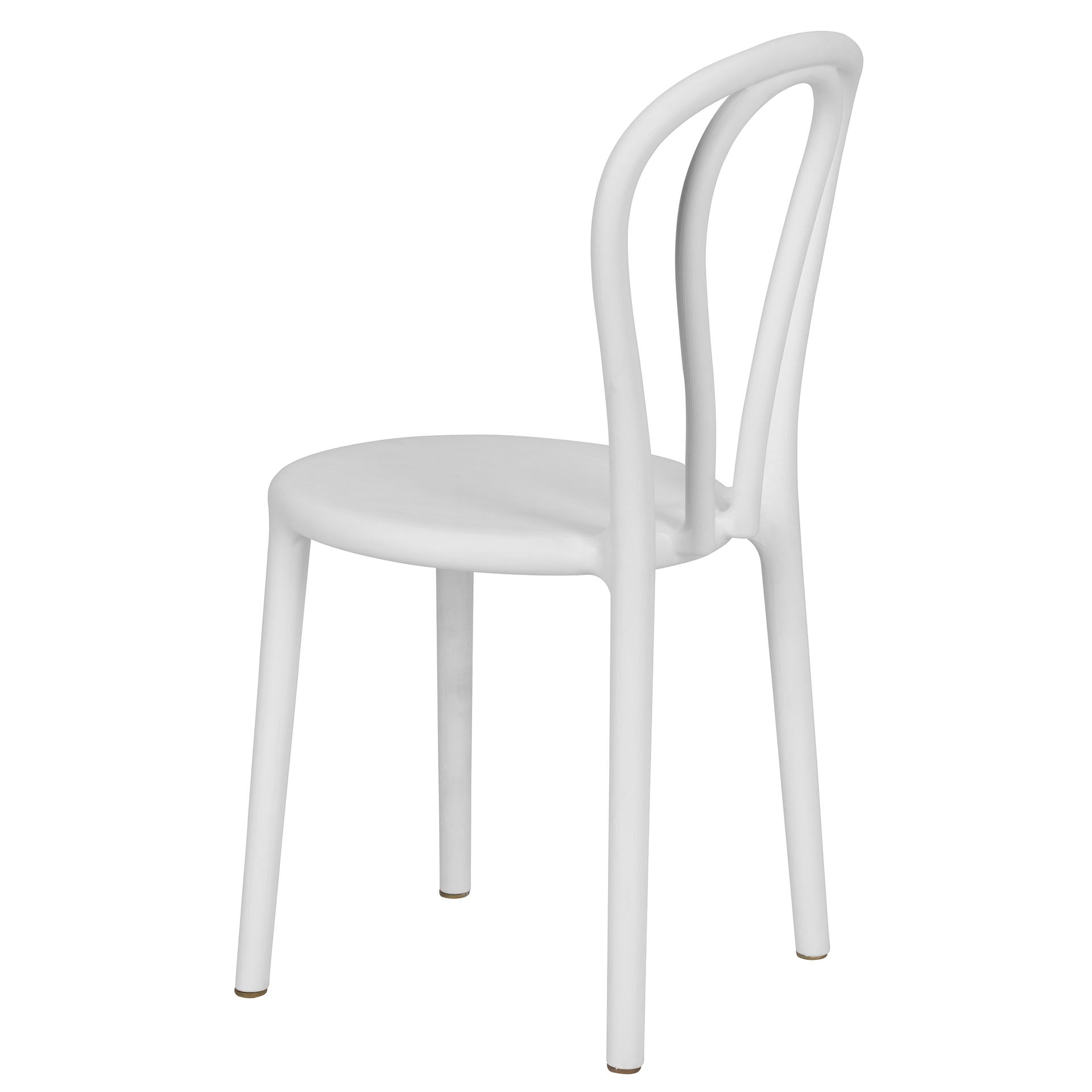Kids Cool White Resin Bentwood Festive Chair