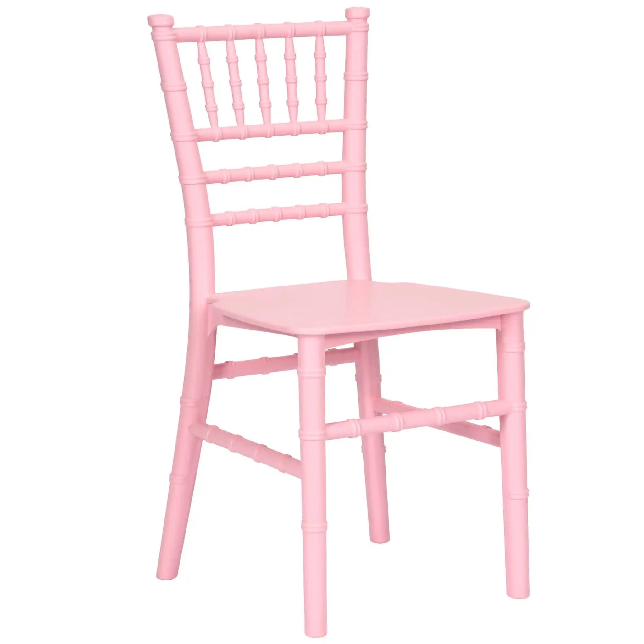 Kids Pink BasicResin™ Chiavari Chair (Per Chair Price Shown - Sold only in Quantities of 4)