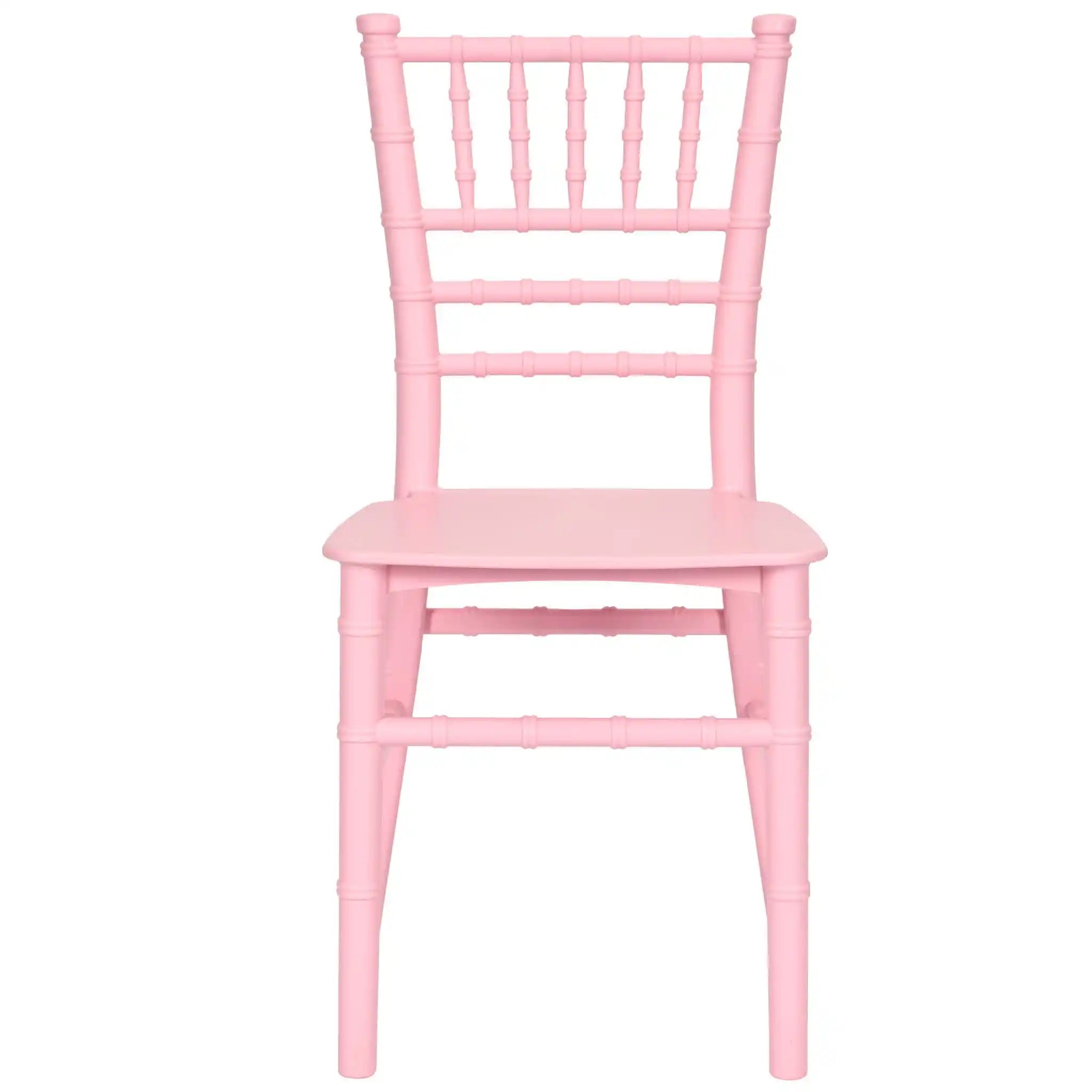 Kids Pink BasicResin™ Chiavari Chair (Per Chair Price Shown - Sold only in Quantities of 4)
