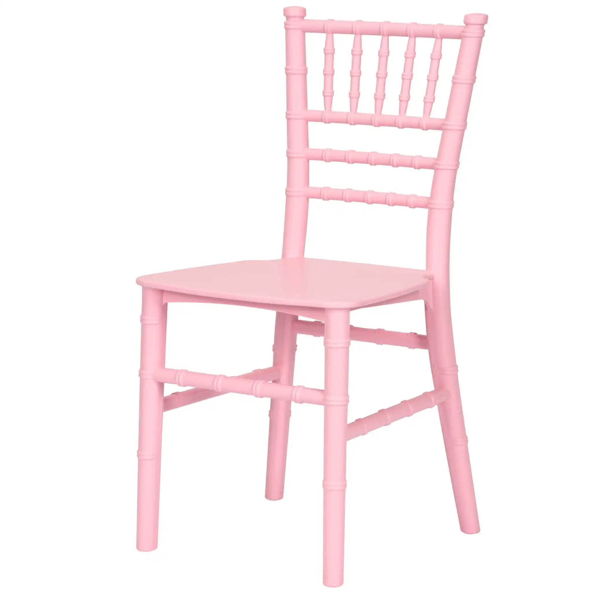 Kids Pink BasicResin™ Chiavari Chair (Per Chair Price Shown - Sold only in Quantities of 4)