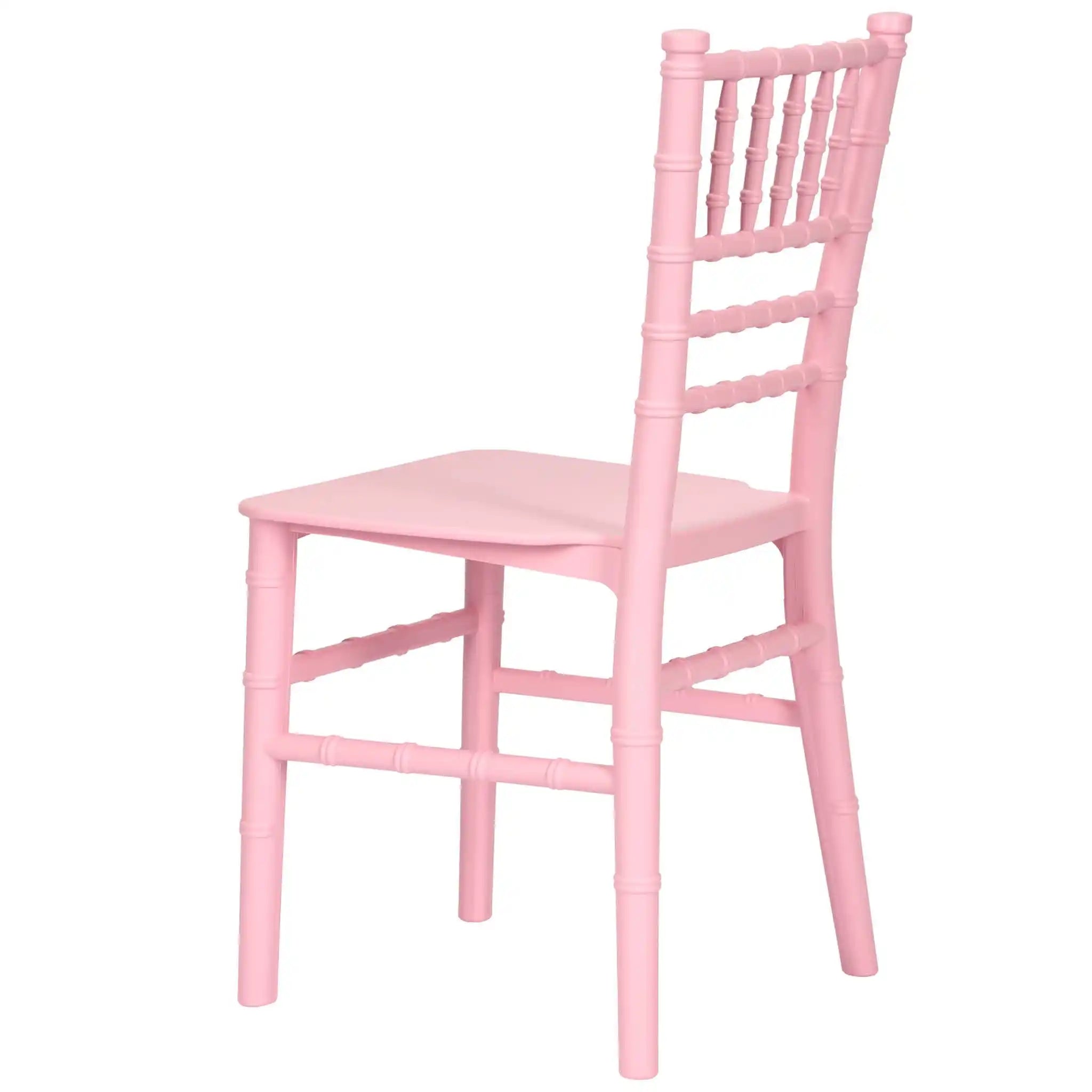 Kids Pink BasicResin™ Chiavari Chair (Per Chair Price Shown - Sold only in Quantities of 4)