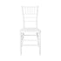 White ToughResin Chiavari Chair  (Per Chair Price Shown – Sold only in Quantities of 4) Some Assembly Required