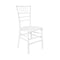 White ToughResin Chiavari Chair  (Per Chair Price Shown – Sold only in Quantities of 4) Some Assembly Required
