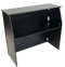 Black 42" Tall x 48' Long Portable Foldable Bar Laminate Surface