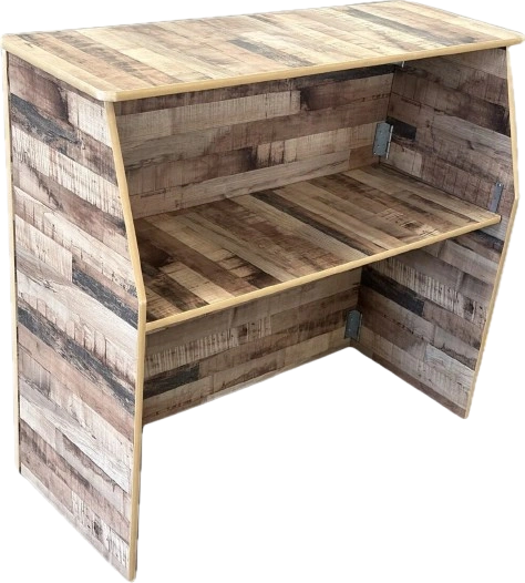 Rustic 42″ Tall x 48″ Long Portable Folding Bar